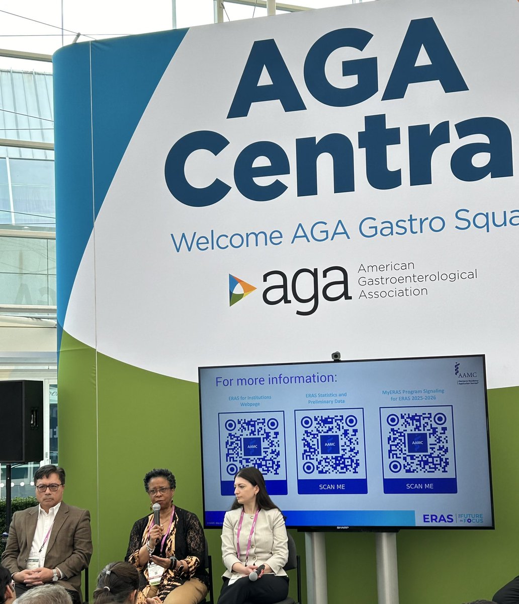 ⭐️Hot topics for the gastroenterology application with AAMC  happening right now at AGA Central Sails Pavilion!

#AAMC #AGACentral #theFutureinFocus #DDW2025