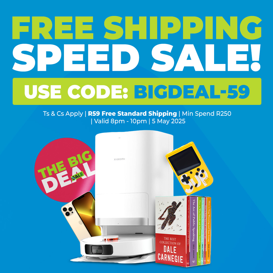 SPEED SALE time! 🏎️ 

Shopping on you. Shipping on us. 😏 

Use code BIGDEAL-59 to redeem. 8pm-10pm only!  
T's &amp; C's