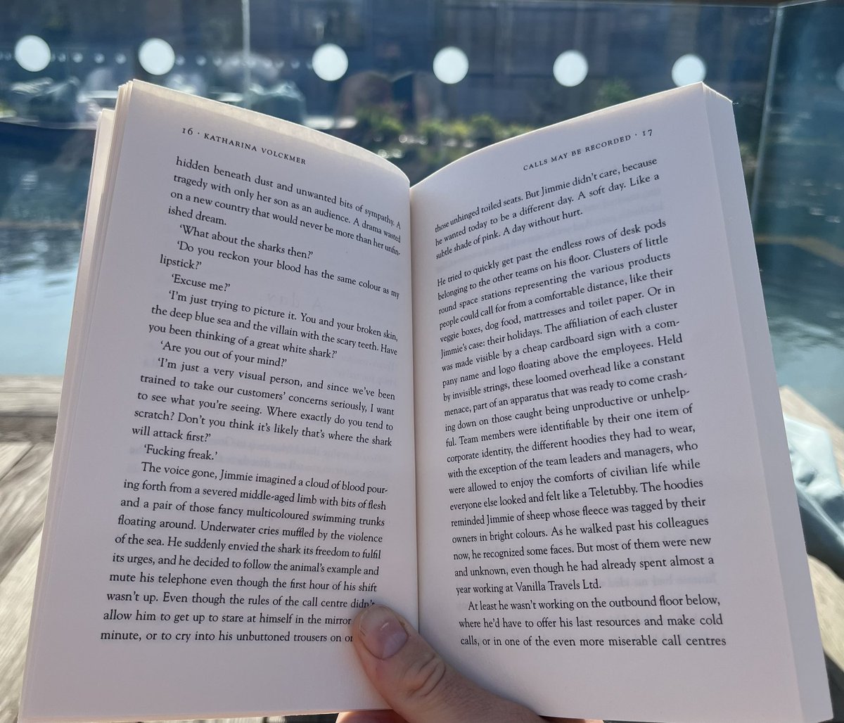 Liam Bishop (@liamhbishop) on Twitter photo I read Katharina Volckmer’s new novel <a href="/PressIndigoThe/">The Indigo Press</a> for the third time this weekend.
‘What about the sharks then?’ 🤣
Still time to get some tickets for our conversation but hurry I’m told!
<a href="/HPBCLeeds/">Hyde Park Book Club</a>
hydeparkbookclub.co.uk/arts-literatur… I read Katharina Volckmer’s new novel <a href="/PressIndigoThe/">The Indigo Press</a> for the third time this weekend.
‘What about the sharks then?’ 🤣
Still time to get some tickets for our conversation but hurry I’m told!
<a href="/HPBCLeeds/">Hyde Park Book Club</a>
hydeparkbookclub.co.uk/arts-literatur…