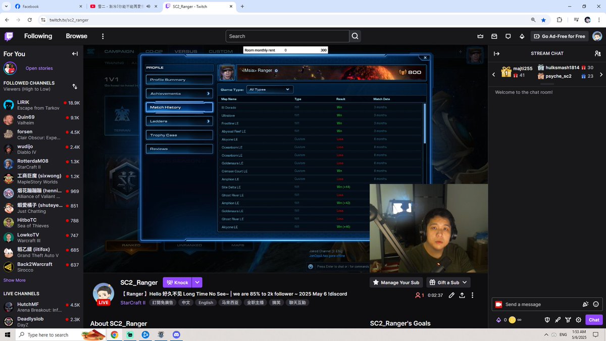 SC2_Ranger's tweet image. 1 year no see XD
twitch.tv/sc2_ranger