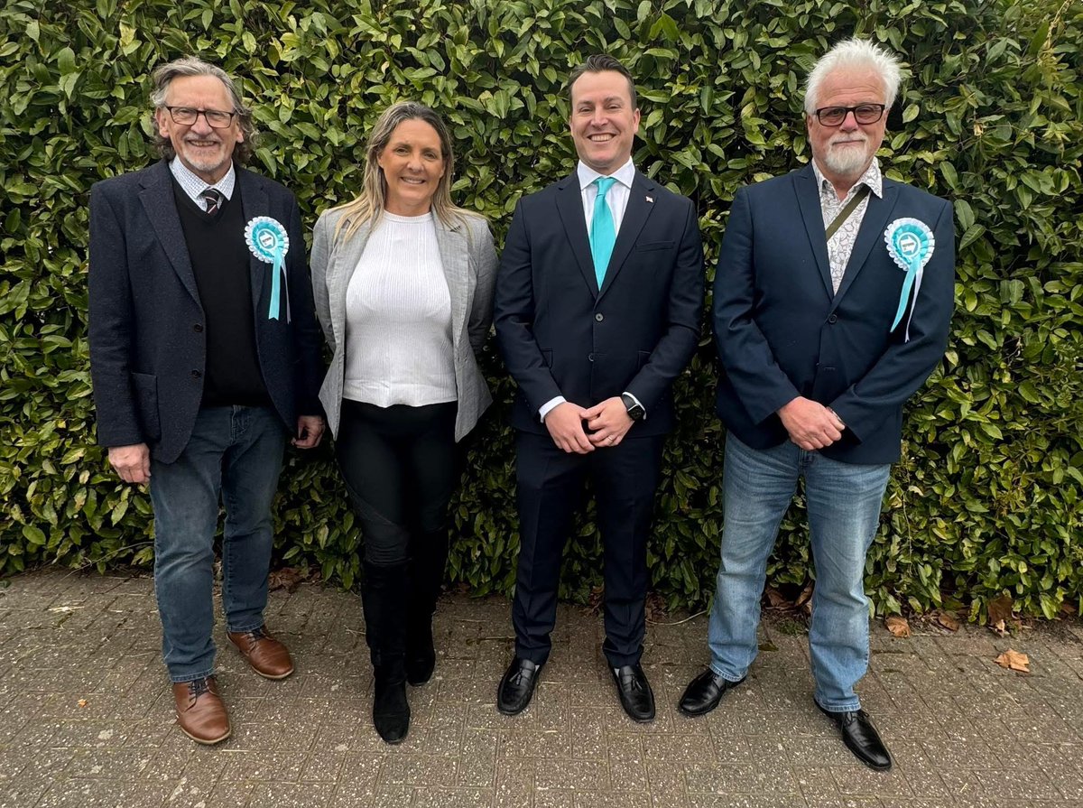 Reform Party UK Exposed 🇬🇧 (@reformexposed) on Twitter photo Here’s Russell Cherry (<a href="/russellcherry15/">russell cherry</a>), Reform UK’s mew councillor for #Ockendon in #Thurrock.
Here he is on the right with <a href="/JamesReform/">James McMurdock MP</a> MP and <a href="/SophiePrestonHa/">Sophie Preston-Hall Reform UK Thurrock 🩵</a>, also a new councillor and the person apparently vetted him.
Only you didn’t, did you, Sophie? Here’s Russell Cherry (<a href="/russellcherry15/">russell cherry</a>), Reform UK’s mew councillor for #Ockendon in #Thurrock.
Here he is on the right with <a href="/JamesReform/">James McMurdock MP</a> MP and <a href="/SophiePrestonHa/">Sophie Preston-Hall Reform UK Thurrock 🩵</a>, also a new councillor and the person apparently vetted him.
Only you didn’t, did you, Sophie?