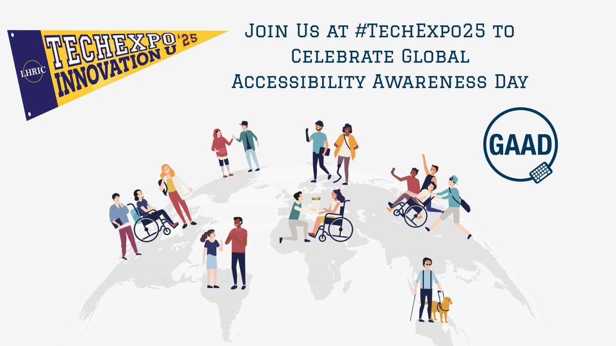 Accessibility removes barriers and unlocks the possible! Join us at #TechExpo25 to celebrate Global Accessibility Awareness Day. Register today: it.lhric.org/tech_expo #InnovationU