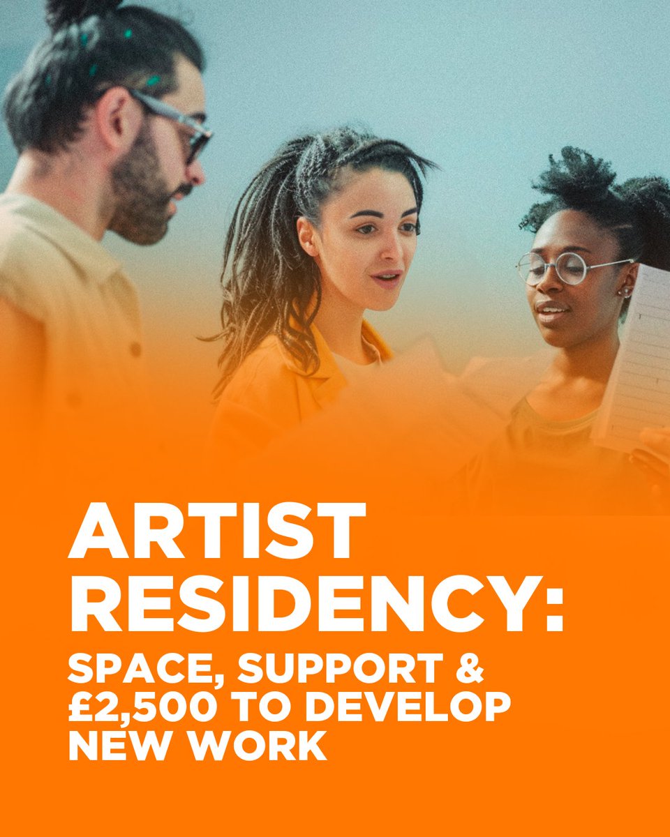 ARTISTS!

We have the exciting opportunity for an experienced artist or company to apply for a residency at Royal &amp; Derngate.

Interested? The deadline for applications is Tue 1 July.
Find out more: royalandderngate.co.uk/get-involved/g…