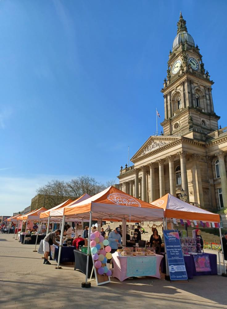 Great to see our printed gazebos in action at <a href="/BoltonMarkets/">Bolton Markets</a> 🛍️

From tasty treats to handmade goods, each stall looks sharp, sheltered, and ready for trading.

Our custom branded gazebos help market stalls stand out while keeping traders cool and customers covered. 🌞