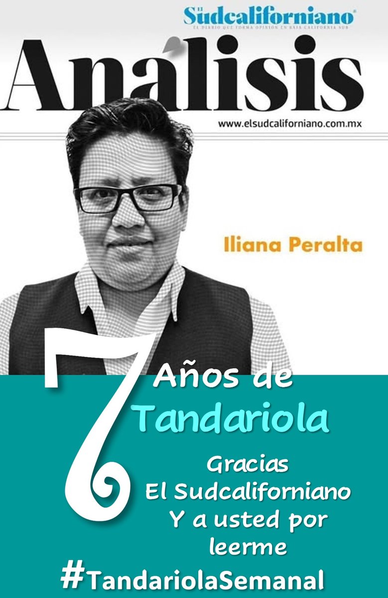 LA_PERALTA's tweet photo. Gracias al @ElSudcalif por este espacio. 7 años de #TandariolaSemanal https://t.co/Ei3hFvJzSg