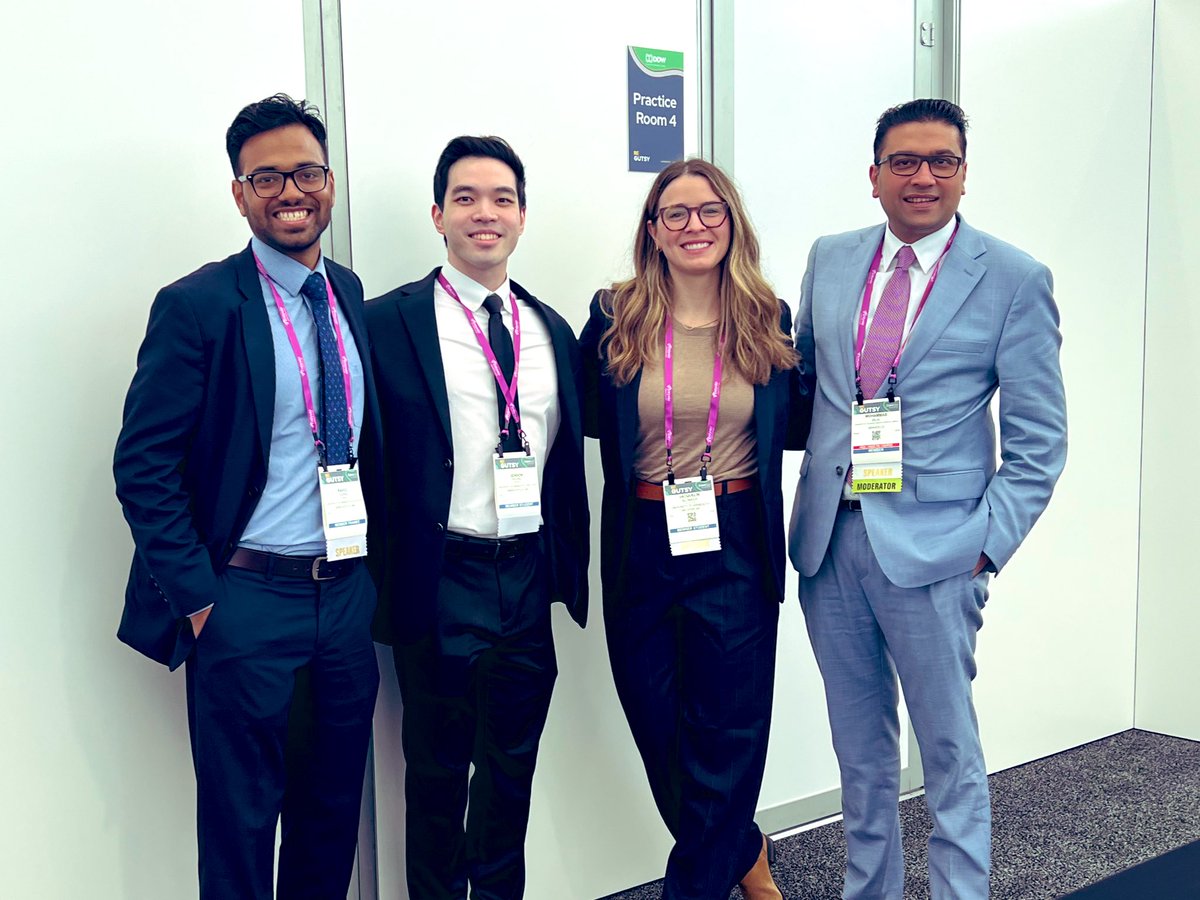 Jackie Blomker (@jackieblomkermd) on Twitter photo Excited to be presenting at #DDW2025 and honored to share this stage with the incredibly talented JensonPhung as we both present our research! 🎤📚
Happening today! 4–5:30 PM, Room 4. Don’t miss it! 🔥📣
Special thanks to our team and mentor! <a href="/RahulKarnaMD/">Rahul Karna, MD</a> <a href="/BilalMohammadMD/">Mohammad Bilal, MD</a> Excited to be presenting at #DDW2025 and honored to share this stage with the incredibly talented JensonPhung as we both present our research! 🎤📚
Happening today! 4–5:30 PM, Room 4. Don’t miss it! 🔥📣
Special thanks to our team and mentor! <a href="/RahulKarnaMD/">Rahul Karna, MD</a> <a href="/BilalMohammadMD/">Mohammad Bilal, MD</a>