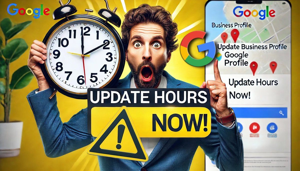 Joy Hawkins (@joyannehawkins) on Twitter photo Think your business hours on Google are set and forget? Think again.
In this video, my colleague <a href="/ownyourserp/">Elizabeth Rule</a> explains how to update your hours properly, prevent Google from auto-changing them (yep, it happens), and set special holiday hours correctly.
⚠️ Plus — she reveals one Think your business hours on Google are set and forget? Think again.
In this video, my colleague <a href="/ownyourserp/">Elizabeth Rule</a> explains how to update your hours properly, prevent Google from auto-changing them (yep, it happens), and set special holiday hours correctly.
⚠️ Plus — she reveals one