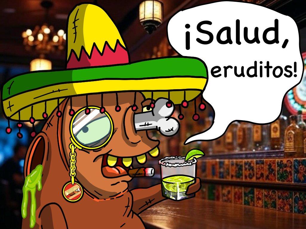 bonewhalestudio's tweet photo. ¡Feliz Cinco de Mayo, eruditos! ¡Salud! https://t.co/YOzkfvyTSh