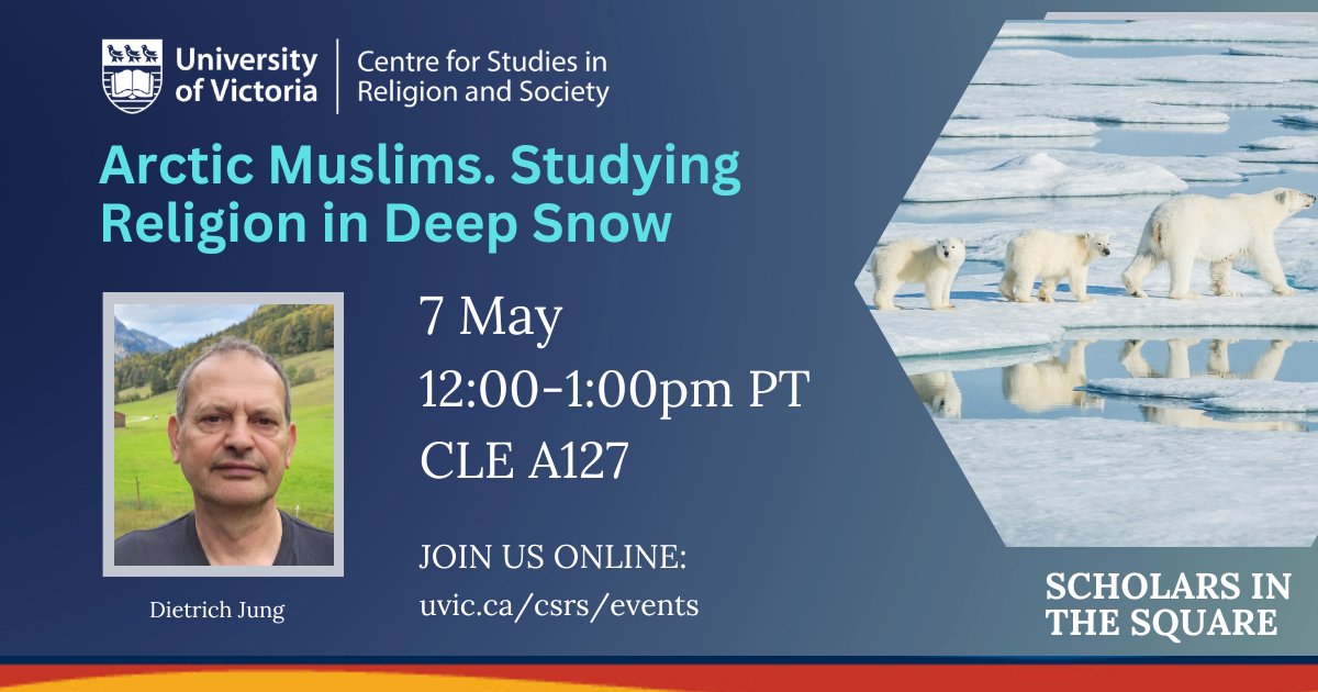 Visiting research fellow Dietrich Jung presents Wednesday in the CSRS summer lecture series. Join us!
<a href="/uvic/">UniversityOfVictoria</a> <a href="/UVicResearch/">UVic Research</a>