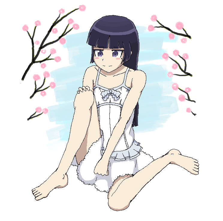 #五更瑠璃 #mspaint