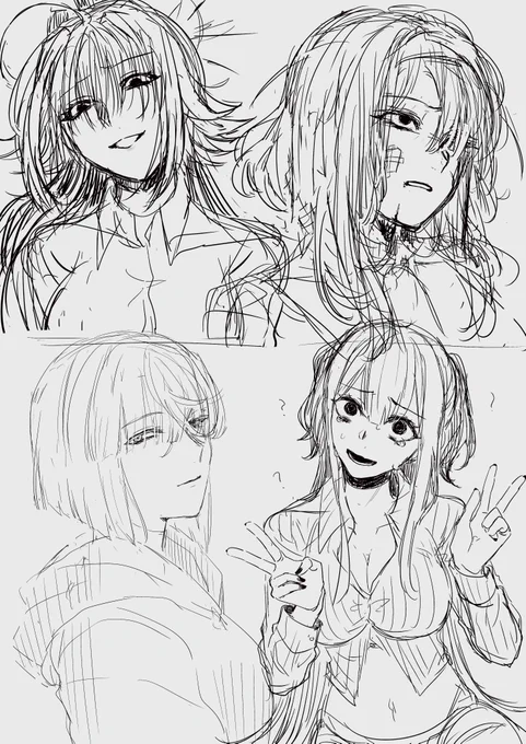 らくがき 描いてて楽しい顔 
