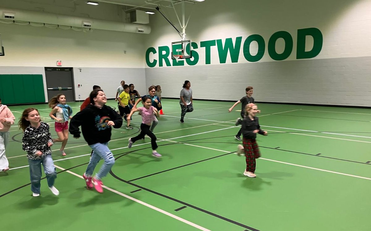 Crestwood Elementary's new gym/storm shelter officially received temporary occupancy this morning! Our classrooms had the opportunity to take a quick look, with lots of "oohs," "ahhs," &amp; a bit of joyful running. We're excited to begin our PE classes in the new space tomorrow!