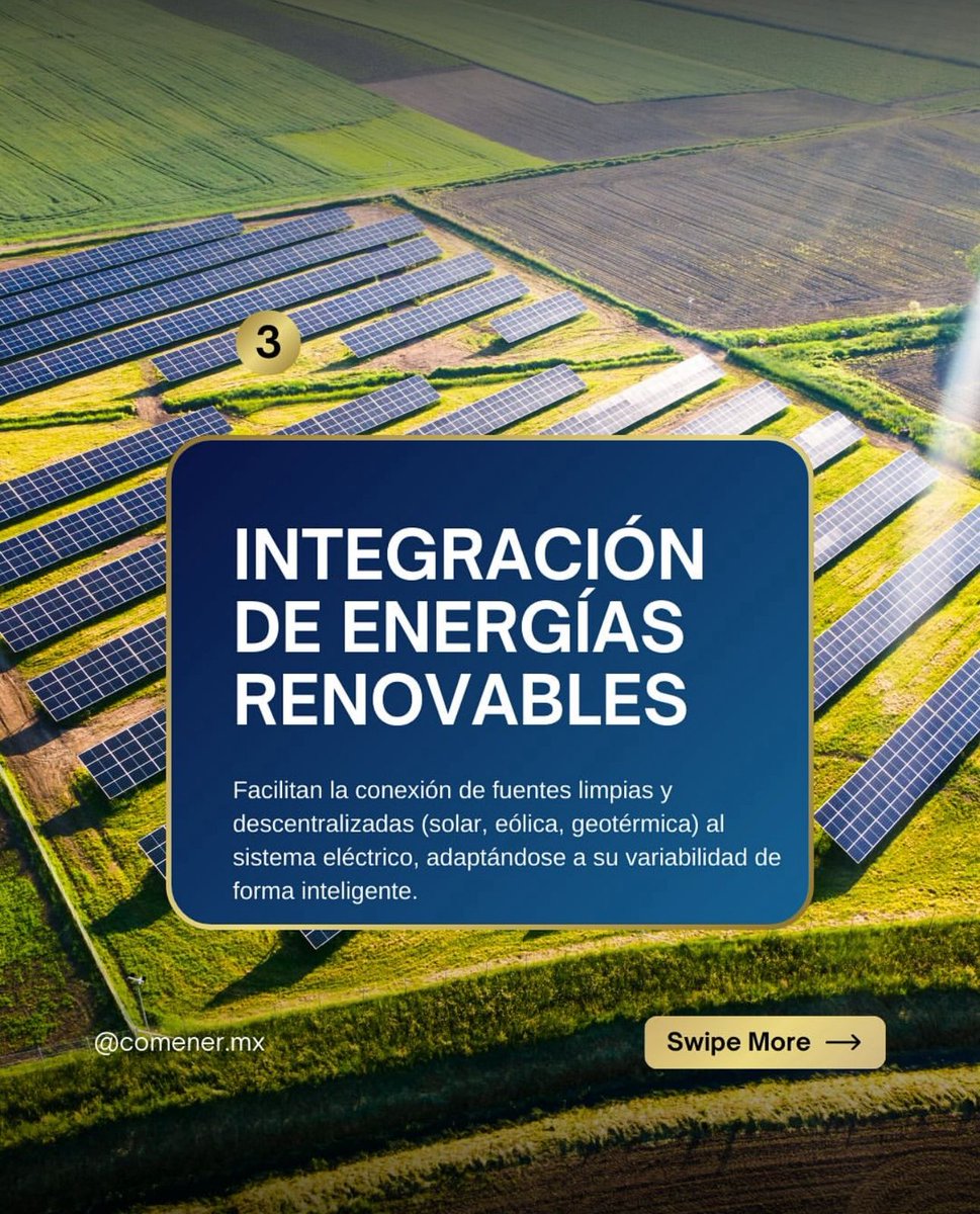 Las Smart Grids están revolucionando la energía: más control, menos pérdidas y total integración con renovables.
Eficiencia, resiliencia y sostenibilidad en una red inteligente.
¡El futuro es verde y digital!
#SmartGrids #TransiciónEnergética #FuturoVerde
