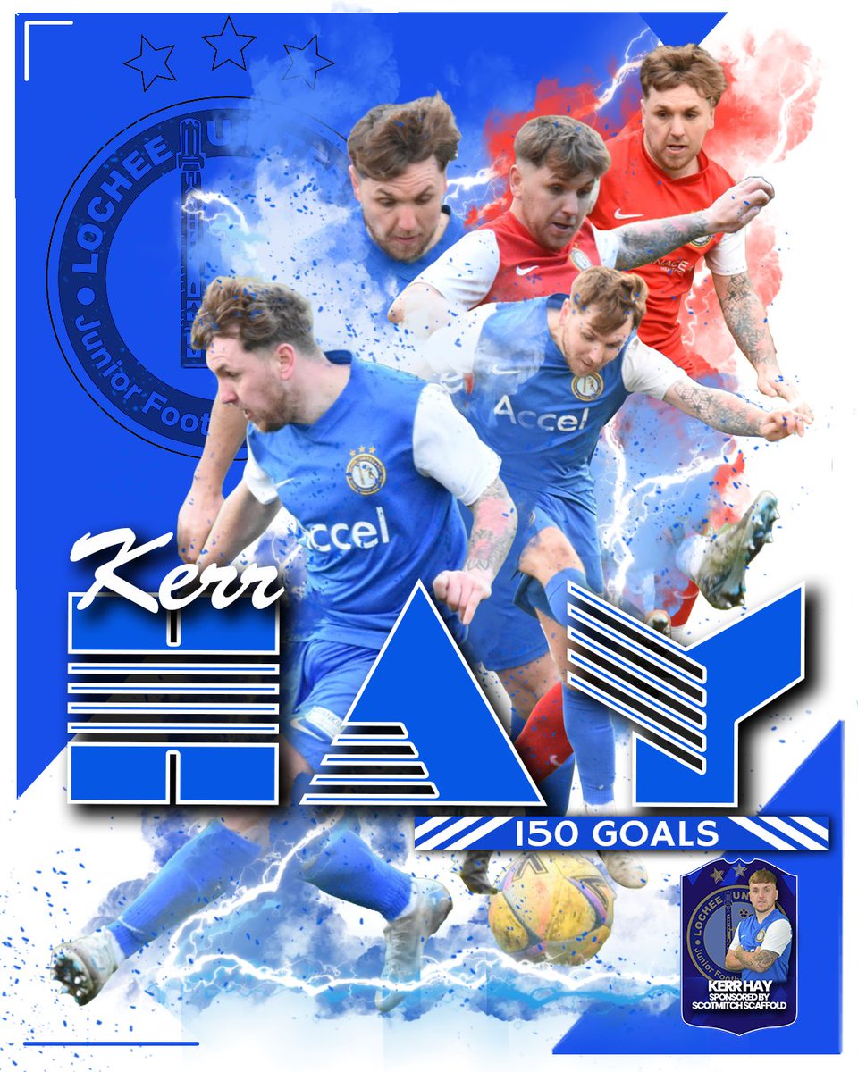Congratulations to Kerr Hay on netting his 150th goal for the Chee at the weekend
With three cup competitions still to play for this season there’ll (hopefully!) be plenty more chances to keep adding to that tally
Next season? Who knows we might be posting about goal No. 200!