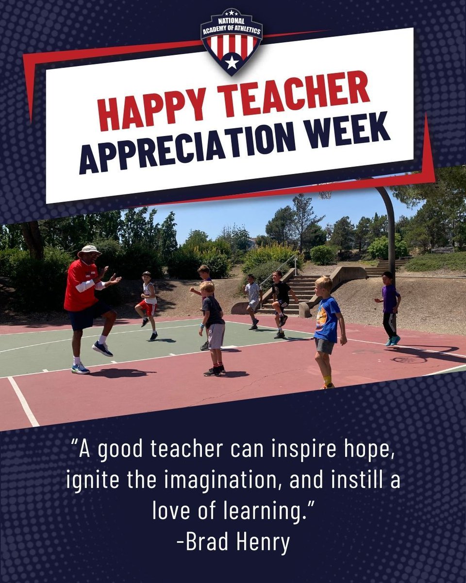 This week, we’re celebrating the MVPs who teach on and off the field.
Thank you to all the educators who shape young minds and lead with heart. We see you, and we appreciate you.

#TeacherAppreciationWeek #ThankATeacher #NAofA