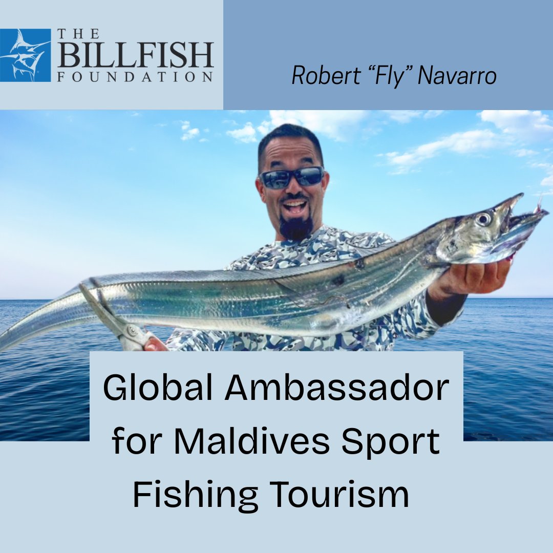 Big congratulations to TBF Board Member Robert "Fly" Navarro on being named the Global Ambassador for Maldives Sport Fishing Tourism!