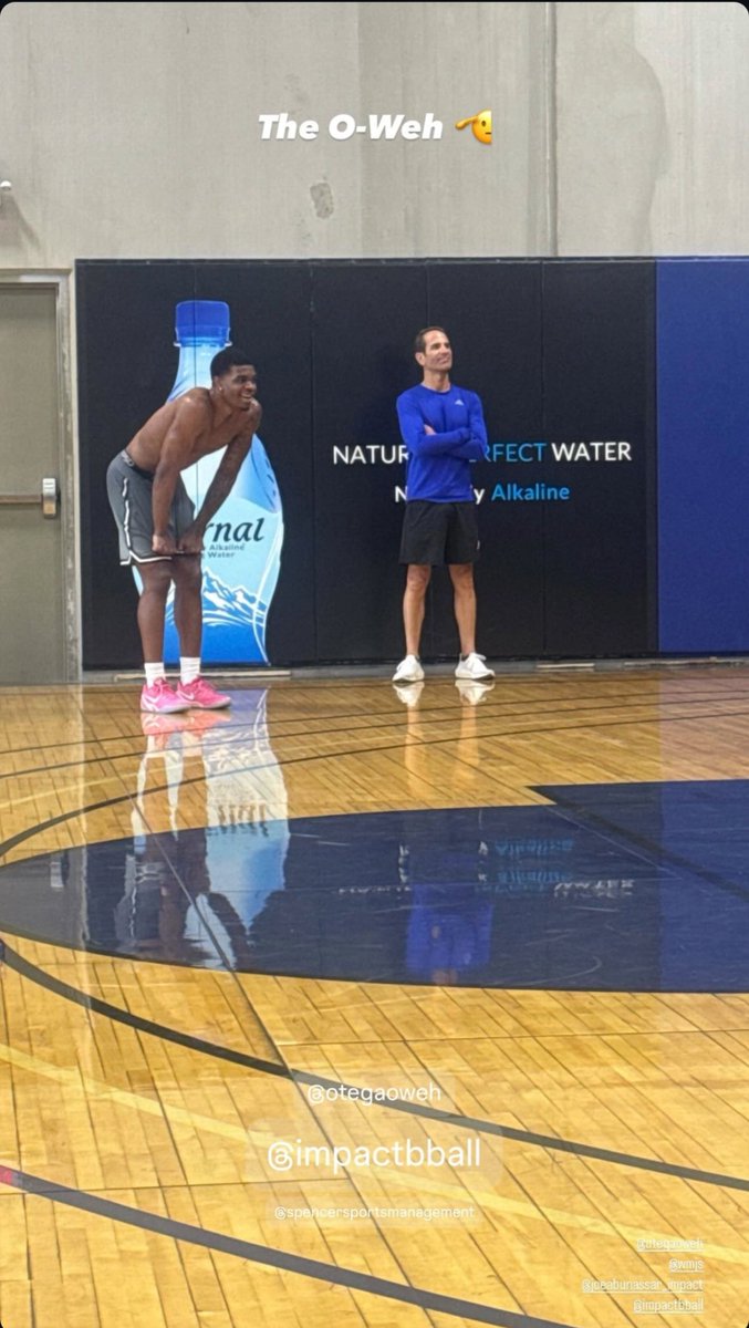 Dylan (@bigbluedylan) on Twitter photo Kentucky G/F Otega Oweh in Las Vegas working with <a href="/impactbball/">Impact Basketball</a> for his NBA Draft/Combine preparation.
They’ve worked with:
John Wall
Kawhi Leonard
Tyrese Haliburton
Demar Derozan
+more.
IG/WJMS (Agent) Kentucky G/F Otega Oweh in Las Vegas working with <a href="/impactbball/">Impact Basketball</a> for his NBA Draft/Combine preparation.
They’ve worked with:
John Wall
Kawhi Leonard
Tyrese Haliburton
Demar Derozan
+more.
IG/WJMS (Agent)