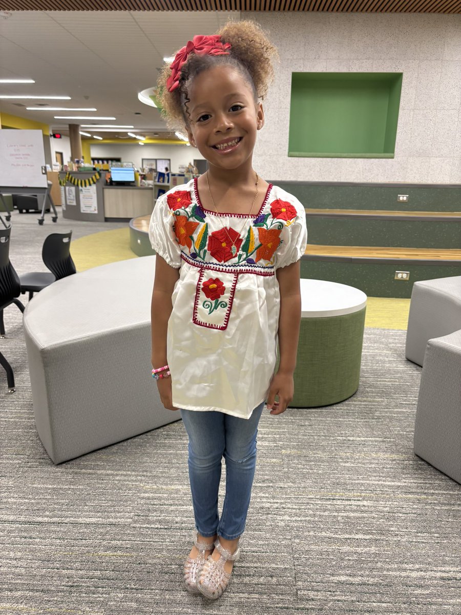 Celebrating culture, pride, and heritage—our students shined today in their beautiful traditional attire for Cinco de Mayo!