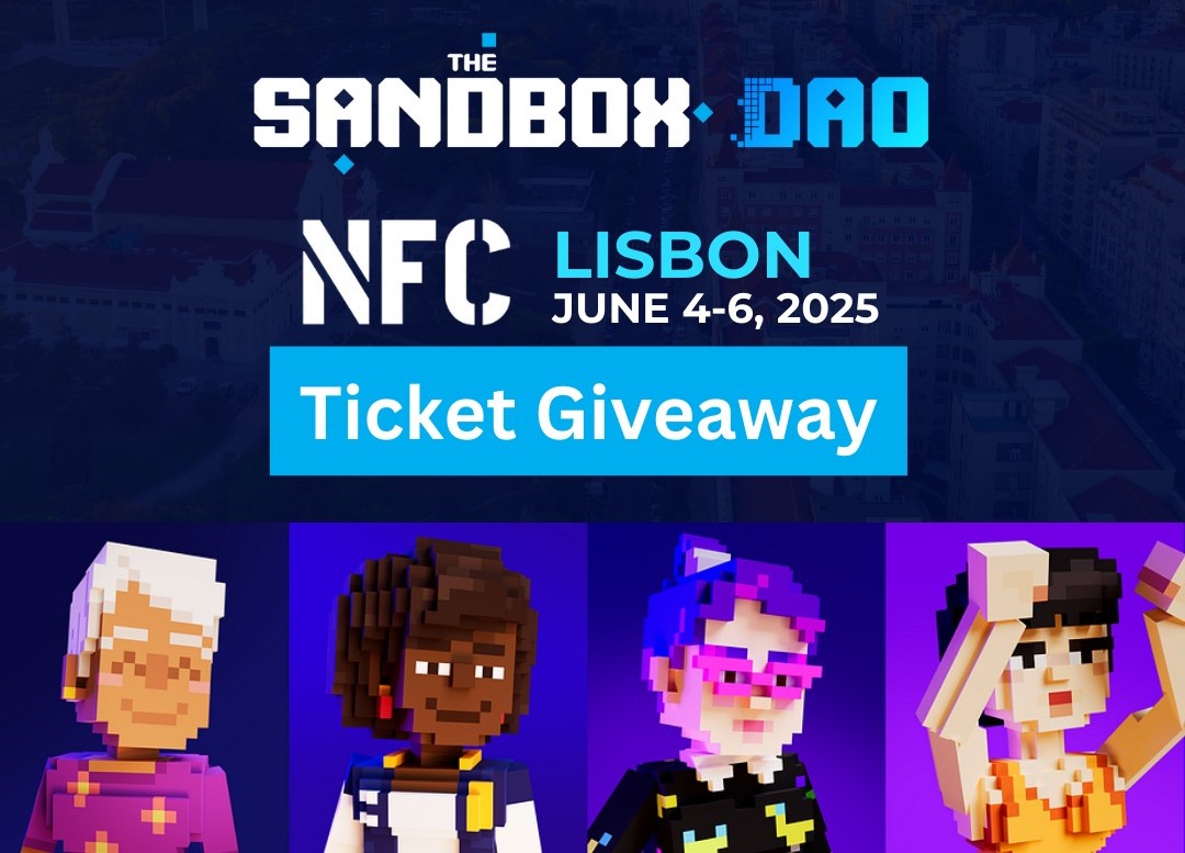 The Sandbox DAO (@thesandboxdao) on Twitter photo 🎫We're giving away TWENTY tickets to NFC Lisbon!
✨ Take the "Lisbon Ready Pledge" from <a href="/TheSandboxDAO/">The Sandbox DAO</a> and <a href="/NFCsummit/">NFC SUMMIT - LISBON - JUNE 4-6 2025</a>.
📝 Complete the form, committing to book travel & lodging by May 17 if you win. 10 winners announced May 12.
Form w Rules 👇🏽 $SAND
Forms.gle/dnyhFgZKbYRFPJ… 🎫We're giving away TWENTY tickets to NFC Lisbon!
✨ Take the "Lisbon Ready Pledge" from <a href="/TheSandboxDAO/">The Sandbox DAO</a> and <a href="/NFCsummit/">NFC SUMMIT - LISBON - JUNE 4-6 2025</a>.
📝 Complete the form, committing to book travel & lodging by May 17 if you win. 10 winners announced May 12.
Form w Rules 👇🏽 $SAND
Forms.gle/dnyhFgZKbYRFPJ…