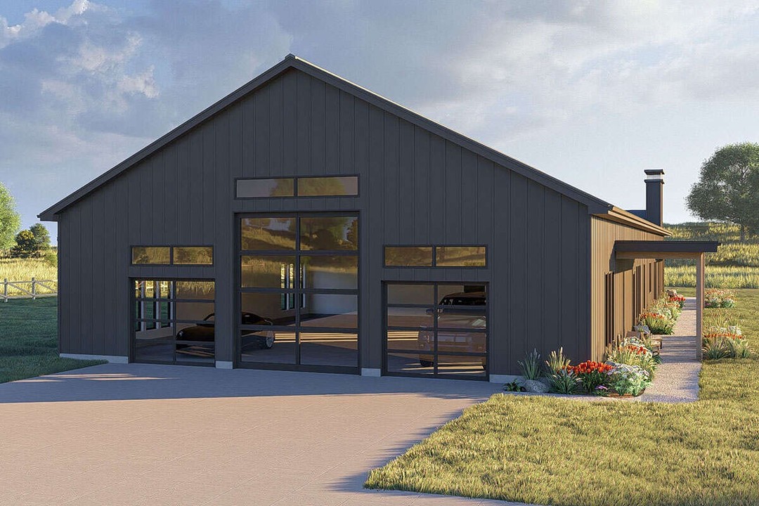 Tell us what you think about this Barn House plan...

This 3,436 sq. ft. house design offers 3 bedrooms, 3.5 bathrooms, a mud room, a side porch, an open floor plan, and a cathedral ceiling in the great room: bit.ly/42YJOVh