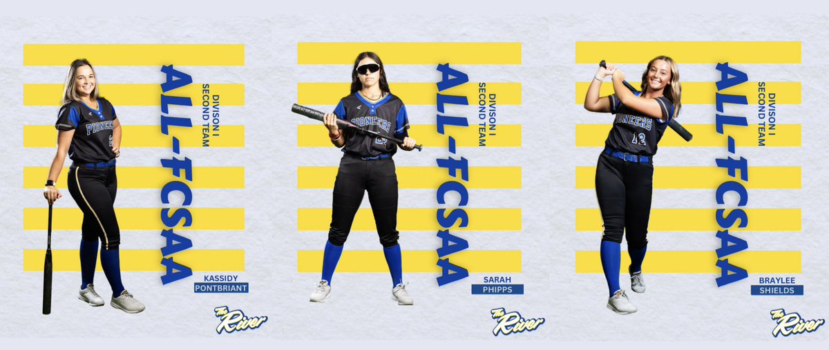 Big-time recognition for The River! Five players earn spots on the Division I Softball All-FCSAA Region VIII Teams — and J’dah Girigorie is named FCSAA Pitcher of the Year! 

#TheRiverWay #RollRiver #AllState