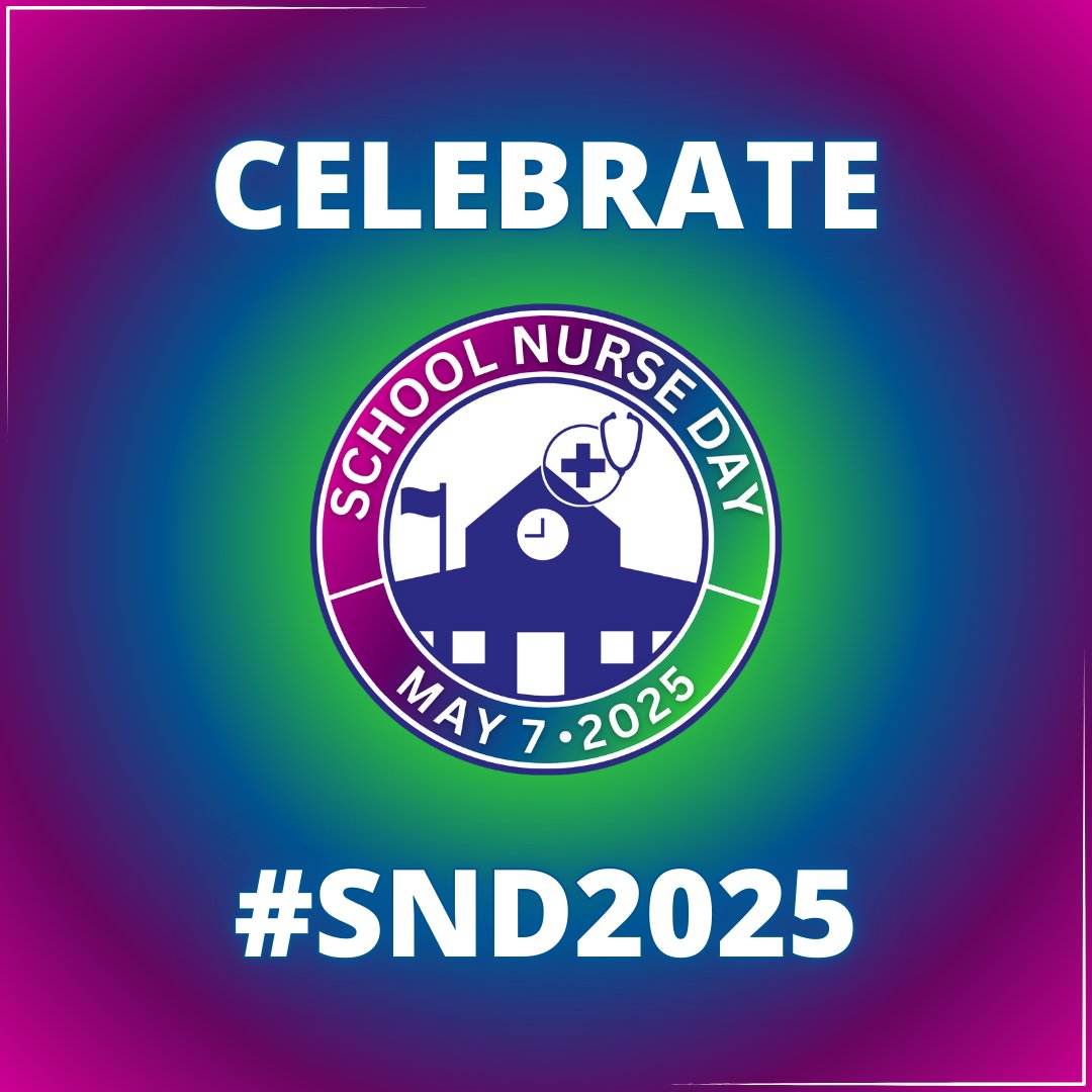 Today is National School Nurse Day! Let’s unite to celebrate and champion these dedicated healthcare leaders today and every day of the year! #SND2025 #SchoolNurses schoolnurseday.org.