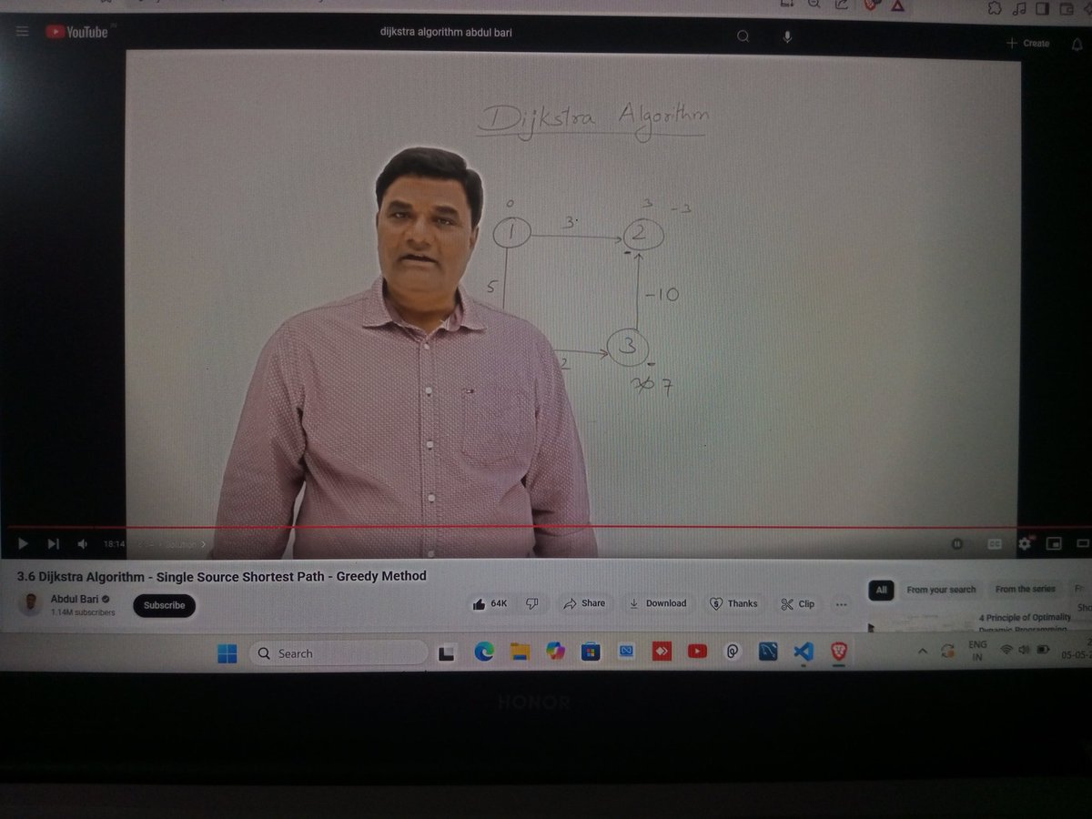 #Dijkstra’s algorithm is a method used to find the shortest path between two points (nodes) in a graph.

Like What’s the quickest route from your house to the grocery store?