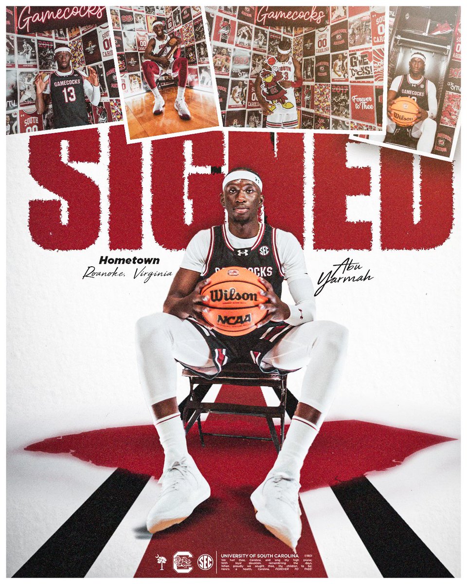 ABU YARMAH. YOU. ARE. A GAMECOCK. 🗣️🤙

#Gamecocks🐔🏀 // #ForeverToThee