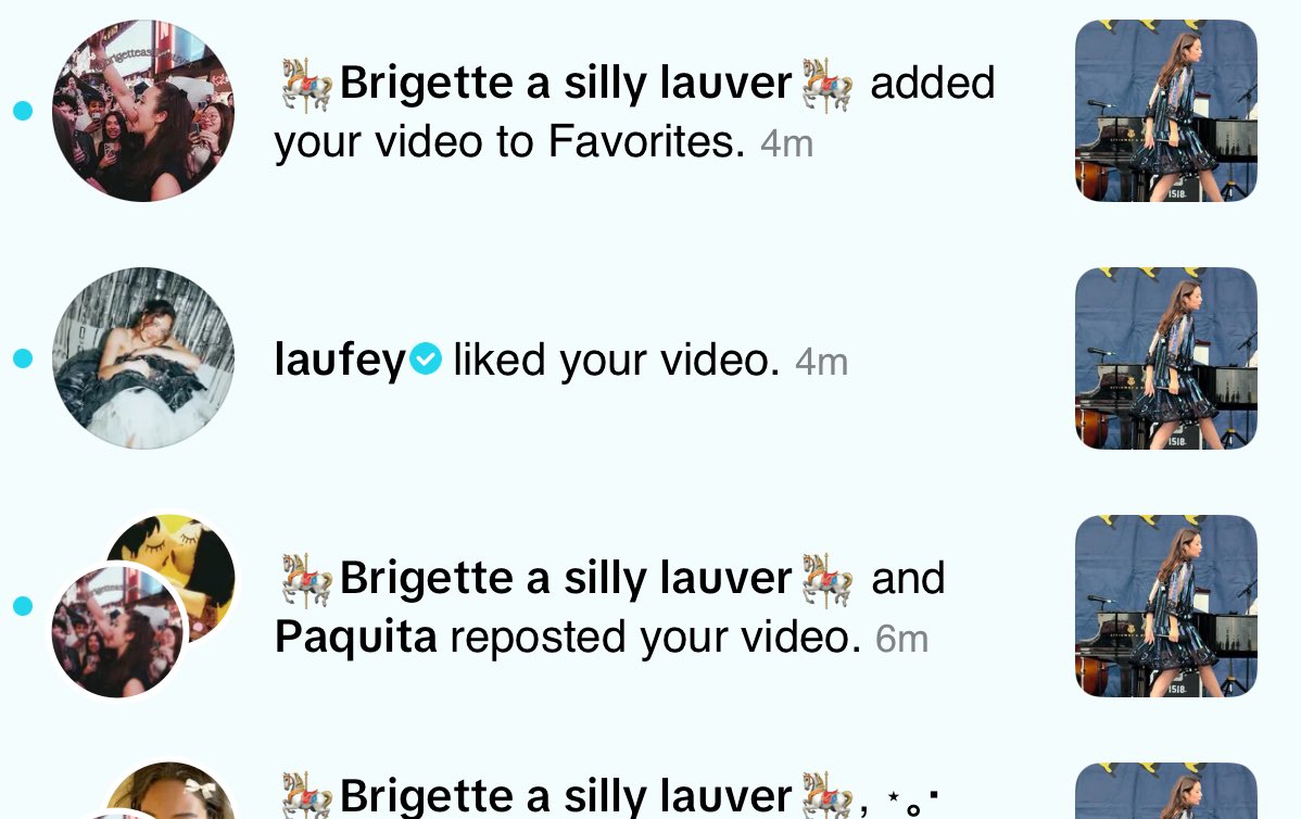 So this happened not once but twice yesterday! 🥹💞 I first can’t believe how close I was when I saw her Saturday and then to be noticed by the Laufey on tiktok is unreal!