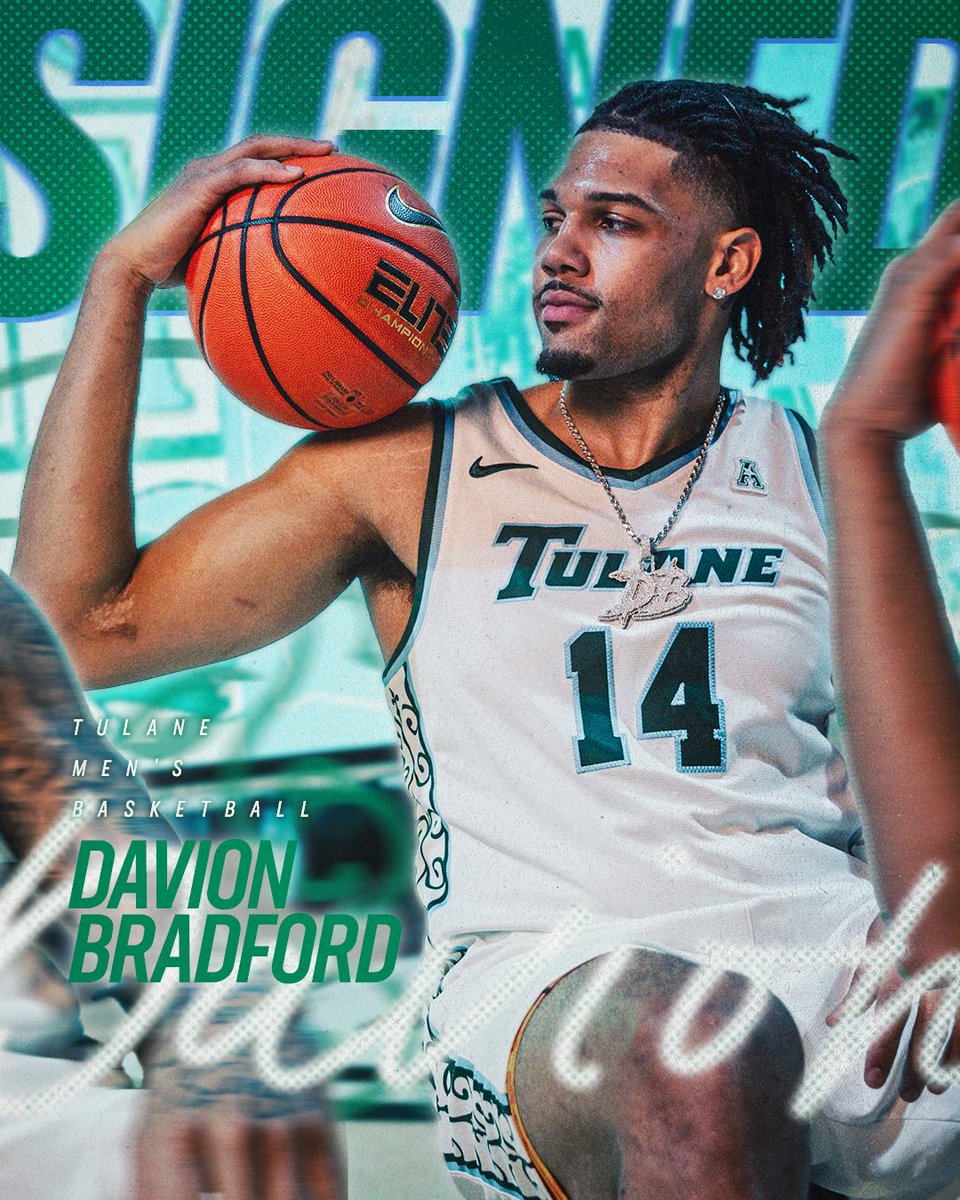 Tulane Men's Basketball (@greenwavembb) on Twitter photo ๐๐๐ฐ ๐๐๐ฏ๐ ๐ <a href="/iamdbradford/">Davion Bradford</a>
๐ข 7โ0โ center
๐ข St. Louis, Mo.
๐ข 447 points & 293 rebounds in 109 career collegiate games
#RollWave๐ ๐๐๐ฐ ๐๐๐ฏ๐ ๐ <a href="/iamdbradford/">Davion Bradford</a>
๐ข 7โ0โ center
๐ข St. Louis, Mo.
๐ข 447 points & 293 rebounds in 109 career collegiate games
#RollWave๐