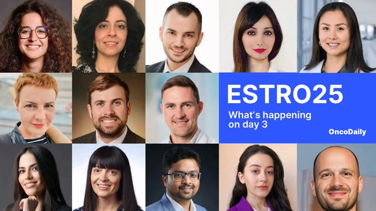 OncoDaily (@oncodaily) on Twitter photo ESTRO25: What’s Happening on Day 3
<a href="/ESTRO_RT/">ESTRO</a>
<a href="/MonaArbabMD/">Mona Arbab, MD MEd</a> | <a href="/to_be_elizabeth/">Elisabetta Bonzano MD, PhD</a> | <a href="/NiuSanford/">Dr. Nina Niu Sanford</a> | <a href="/DonjetaZeqa/">Donjeta Zeqa</a> | <a href="/cancerphysicist/">Ane Appelt</a> | <a href="/acampsmalea/">Alizée Camps - - Maléa</a> | <a href="/Icro_Meattini/">Icro Meattini</a> | <a href="/jryckman3/">Jeff Ryckman</a> | <a href="/piet_ost/">Piet Ost</a> | <a href="/PBlanchardMD/">Pierre Blanchard, MD</a> | <a href="/grujicmilos10/">Milos Grujic</a> | <a href="/matteolambe/">Matteo Lambertini, MD PhD</a> | <a href="/drmpk91/">Praveen Kumar Marimuthu</a> | <a href="/Tinnalav/">Tinatin Alaverdashvili</a>
oncodaily.com/blog/estro2528… ESTRO25: What’s Happening on Day 3
<a href="/ESTRO_RT/">ESTRO</a>
<a href="/MonaArbabMD/">Mona Arbab, MD MEd</a> | <a href="/to_be_elizabeth/">Elisabetta Bonzano MD, PhD</a> | <a href="/NiuSanford/">Dr. Nina Niu Sanford</a> | <a href="/DonjetaZeqa/">Donjeta Zeqa</a> | <a href="/cancerphysicist/">Ane Appelt</a> | <a href="/acampsmalea/">Alizée Camps - - Maléa</a> | <a href="/Icro_Meattini/">Icro Meattini</a> | <a href="/jryckman3/">Jeff Ryckman</a> | <a href="/piet_ost/">Piet Ost</a> | <a href="/PBlanchardMD/">Pierre Blanchard, MD</a> | <a href="/grujicmilos10/">Milos Grujic</a> | <a href="/matteolambe/">Matteo Lambertini, MD PhD</a> | <a href="/drmpk91/">Praveen Kumar Marimuthu</a> | <a href="/Tinnalav/">Tinatin Alaverdashvili</a>
oncodaily.com/blog/estro2528…
