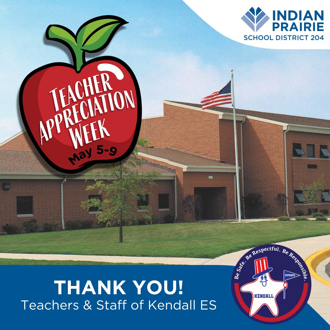 Indian Prairie 204 (@ipsd204) on Twitter photo This National Teacher Appreciation Week, let’s make sure our teachers and staff at <a href="/KendallPatriots/">Kendall Elementary</a> feel valued! You can find resources to help you Thank a Teacher here: pta.org/thankateacher #ThankATeacher This National Teacher Appreciation Week, let’s make sure our teachers and staff at <a href="/KendallPatriots/">Kendall Elementary</a> feel valued! You can find resources to help you Thank a Teacher here: pta.org/thankateacher #ThankATeacher