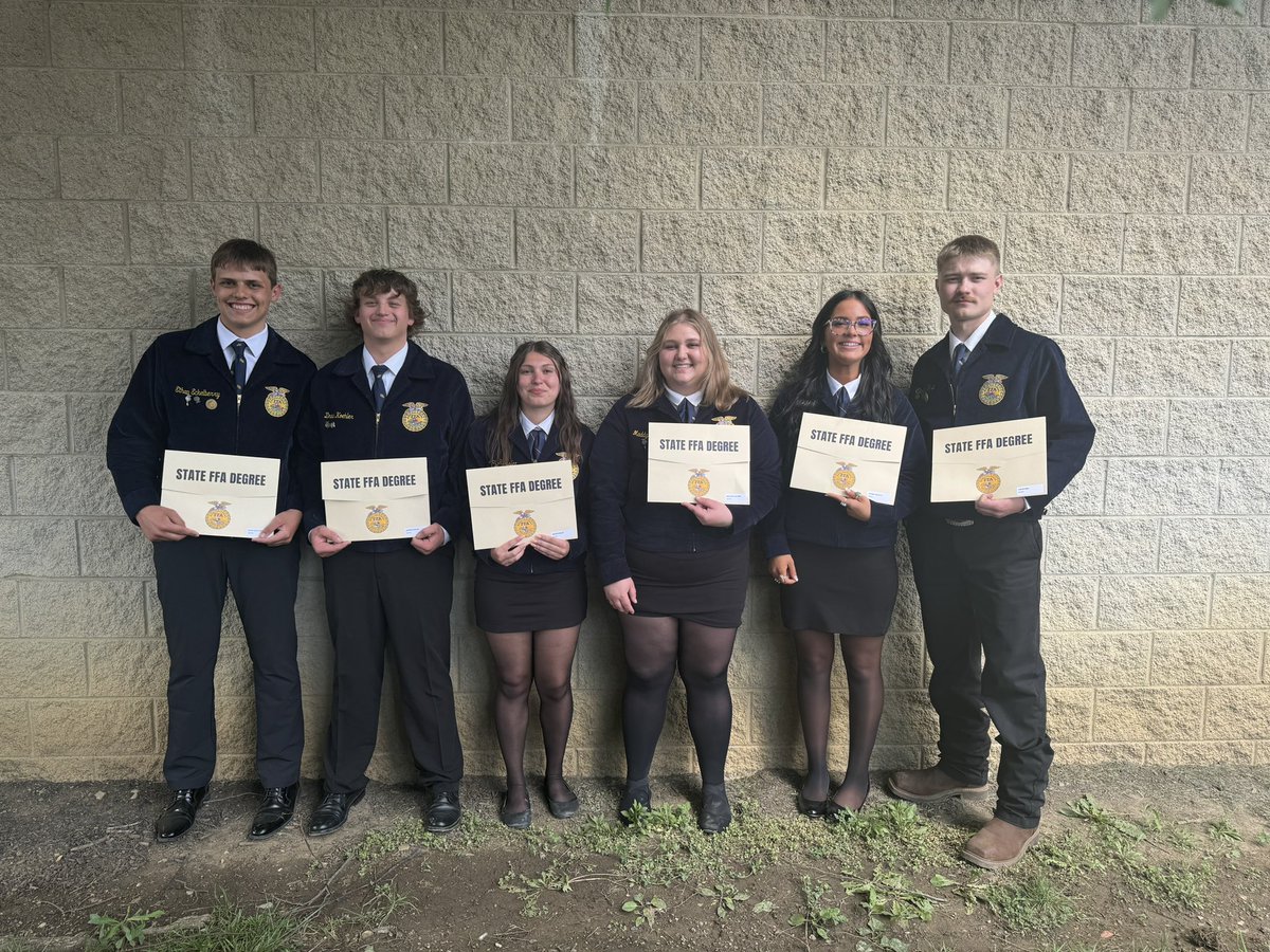 Ohio FFA Convention! We had 6 students who earned their State FFA Degree on Friday. Congratulations!
