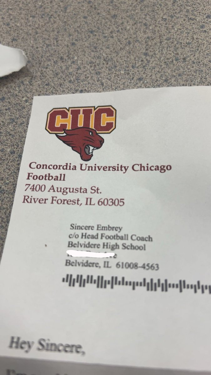 thanks for the camp invite Concordia