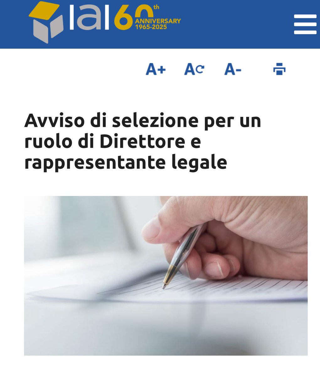 Nathalie Tocci (@nathalietocci) on Twitter photo A aprile 2026 terminerà il mio incarico di Direttore <a href="/IAIonline/">Istituto Affari Internazionali - IAI</a> . Con orgoglio ho raccolto per 9 anni l’eredità di Altiero Spinelli, promuovendone i valori. Nell’ambito del turnover statutario, @iaionline pubblica l’annuncio qui! iai.it/it/node/19924 A aprile 2026 terminerà il mio incarico di Direttore <a href="/IAIonline/">Istituto Affari Internazionali - IAI</a> . Con orgoglio ho raccolto per 9 anni l’eredità di Altiero Spinelli, promuovendone i valori. Nell’ambito del turnover statutario, @iaionline pubblica l’annuncio qui! iai.it/it/node/19924