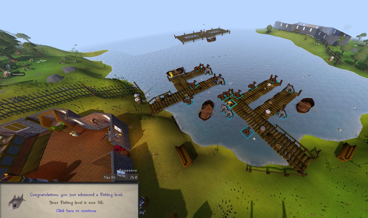 Dingggg 🐟 1 more to go #osrs