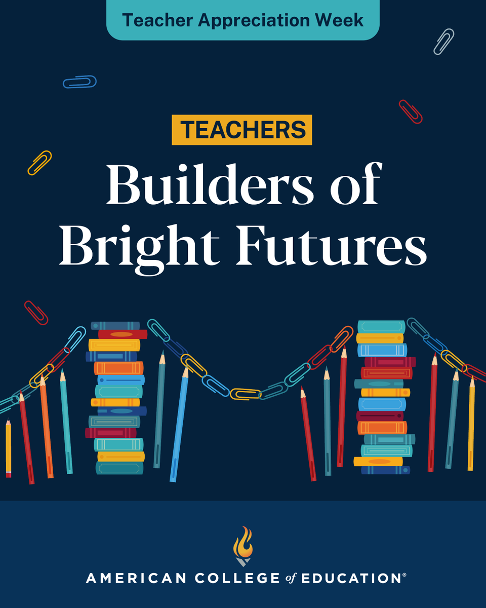 ACEedu's tweet photo. Teachers don’t just teach—they ignite passion, curiosity, and change! 📚 This #TeacherAppreciationWeek, we celebrate the educators who light the way—and those ready to join them. Thank you, teachers! 👏
#ACEedu #ThankATeacher https://t.co/dVB6j7sDFW