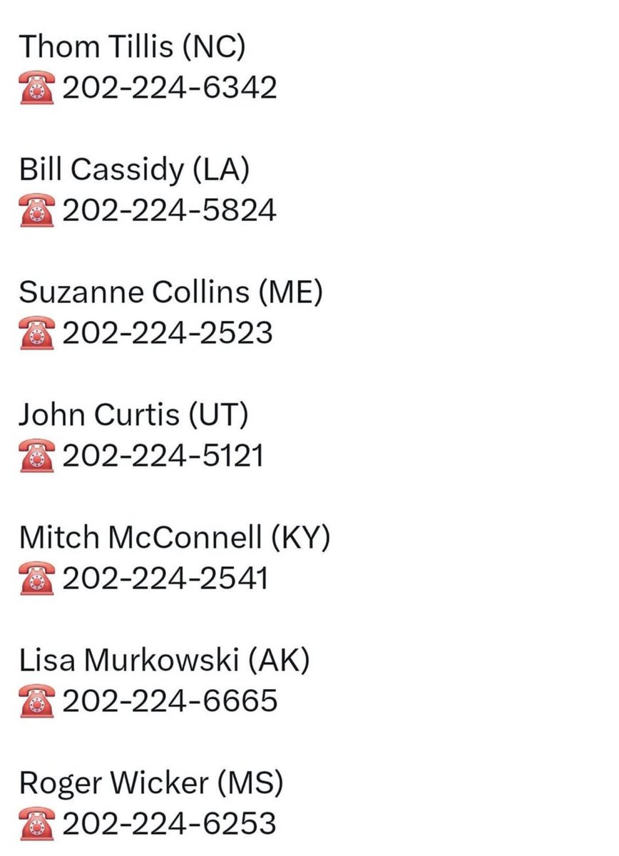 Mike Engleman๐บ๐ฒ (@realhickory) on Twitter photo Senate Republicans holding out on Ed Martin's confirmation are signaling they're just fine with letting the clock run out to May 20th, so corrupt Judge Boasberg can name a replacement.
This is all on Senate <a href="/LeaderJohnThune/">Leader John Thune</a>
Call your senators to CONFIRM ED MARTIN! Senate Republicans holding out on Ed Martin's confirmation are signaling they're just fine with letting the clock run out to May 20th, so corrupt Judge Boasberg can name a replacement.
This is all on Senate <a href="/LeaderJohnThune/">Leader John Thune</a>
Call your senators to CONFIRM ED MARTIN!