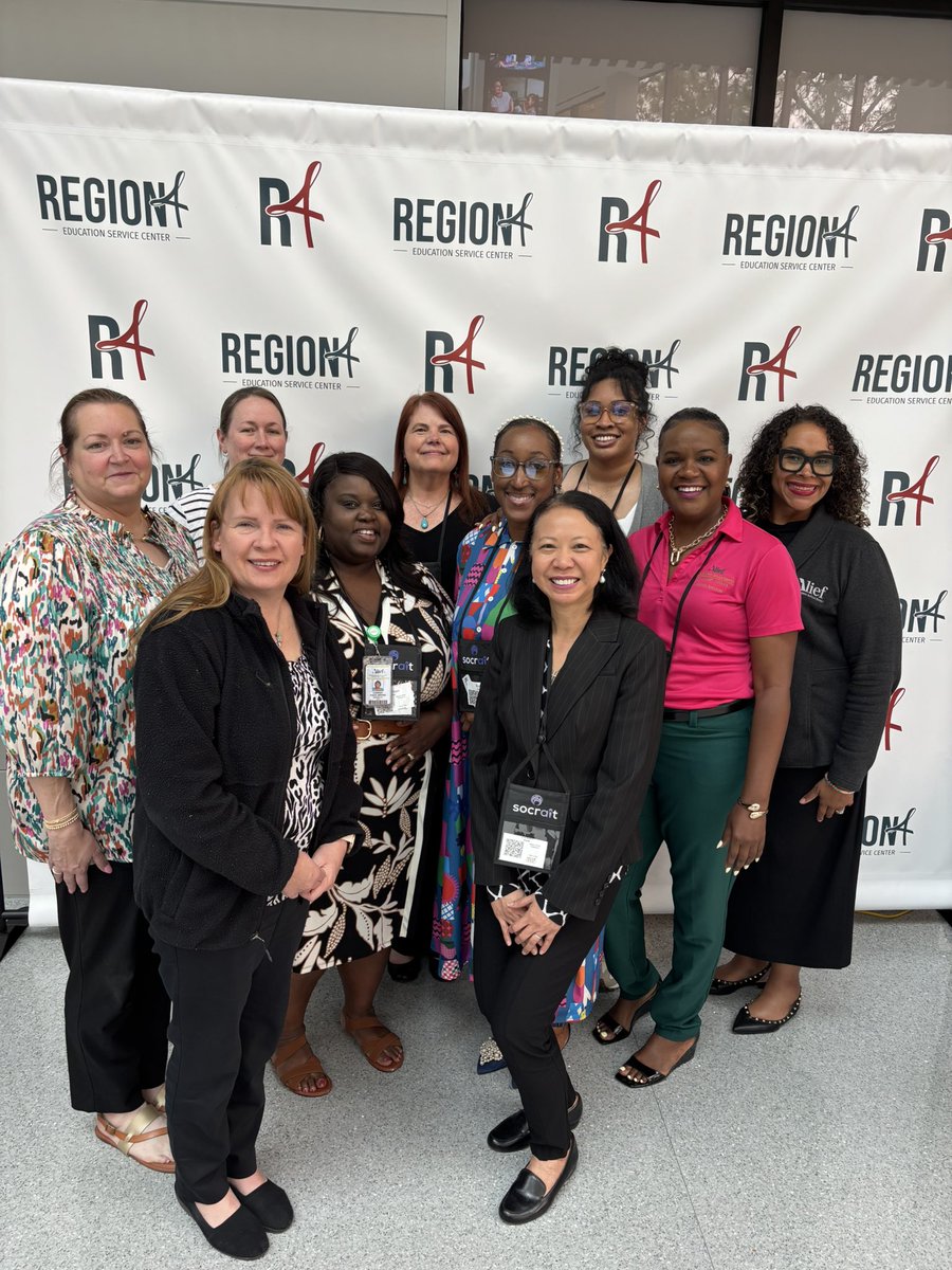 Collaborating, learning and leading! District and campus leaders attending Region 4’s MTSS Conference - committed to building stronger support systems for every student, every day.