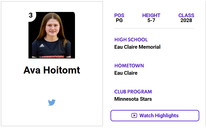 Wisconsin Jr. All-Star GBB (@jrallstarwi) on Twitter photo Check out Ava Hoitomt's (<a href="/AvaHoitomt/">AvaHoitomt</a>) ๐๐ผ๐๐๐๐พ๐๐๐๐ ๐๐๐ผ๐๐๐ ๐๐๐๐๐๐๐! โคต๏ธ
jrallstar.com/maxrecruit/maxโฆ
Start building your profile now at jrallstar.com/maxrecruit! Check out Ava Hoitomt's (<a href="/AvaHoitomt/">AvaHoitomt</a>) ๐๐ผ๐๐๐๐พ๐๐๐๐ ๐๐๐ผ๐๐๐ ๐๐๐๐๐๐๐! โคต๏ธ
jrallstar.com/maxrecruit/maxโฆ
Start building your profile now at jrallstar.com/maxrecruit!