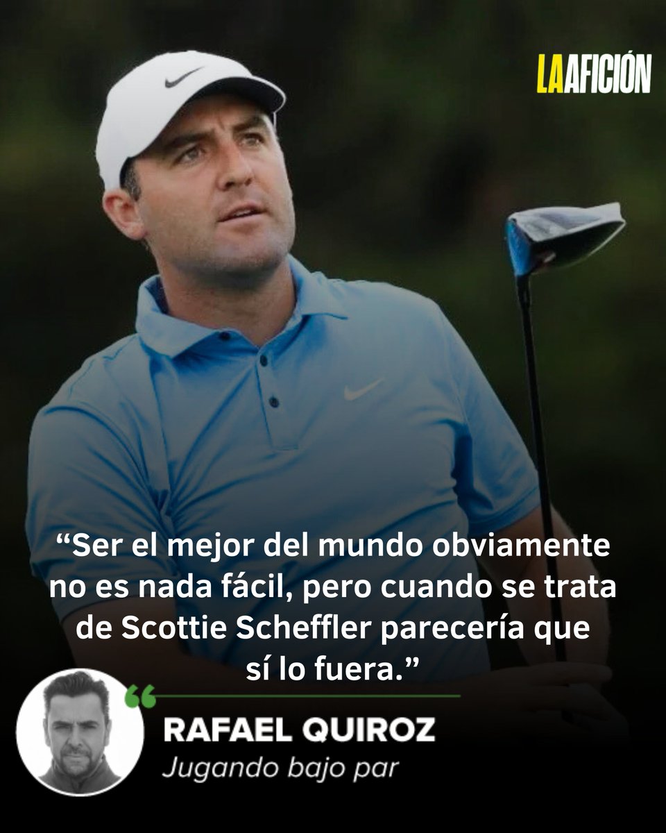 #JugandoBajoPar | “Cuando juega en los torneos es como si estuviera en su club jugando con sus amigos, es como si jugara de forma inconsciente y no supiera lo que está sucediendo a su alrededor.” ⛳

✍️ Lee la #opinión de <a href="/WIPAQ/">RAFA QUIROZ</a> en La Afición: mile.io/4iNj7bS
