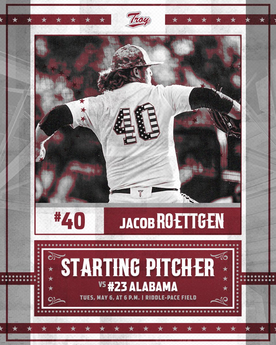 Our Tuesday Starter

#WTD | #OneTROY⚔️⚾️