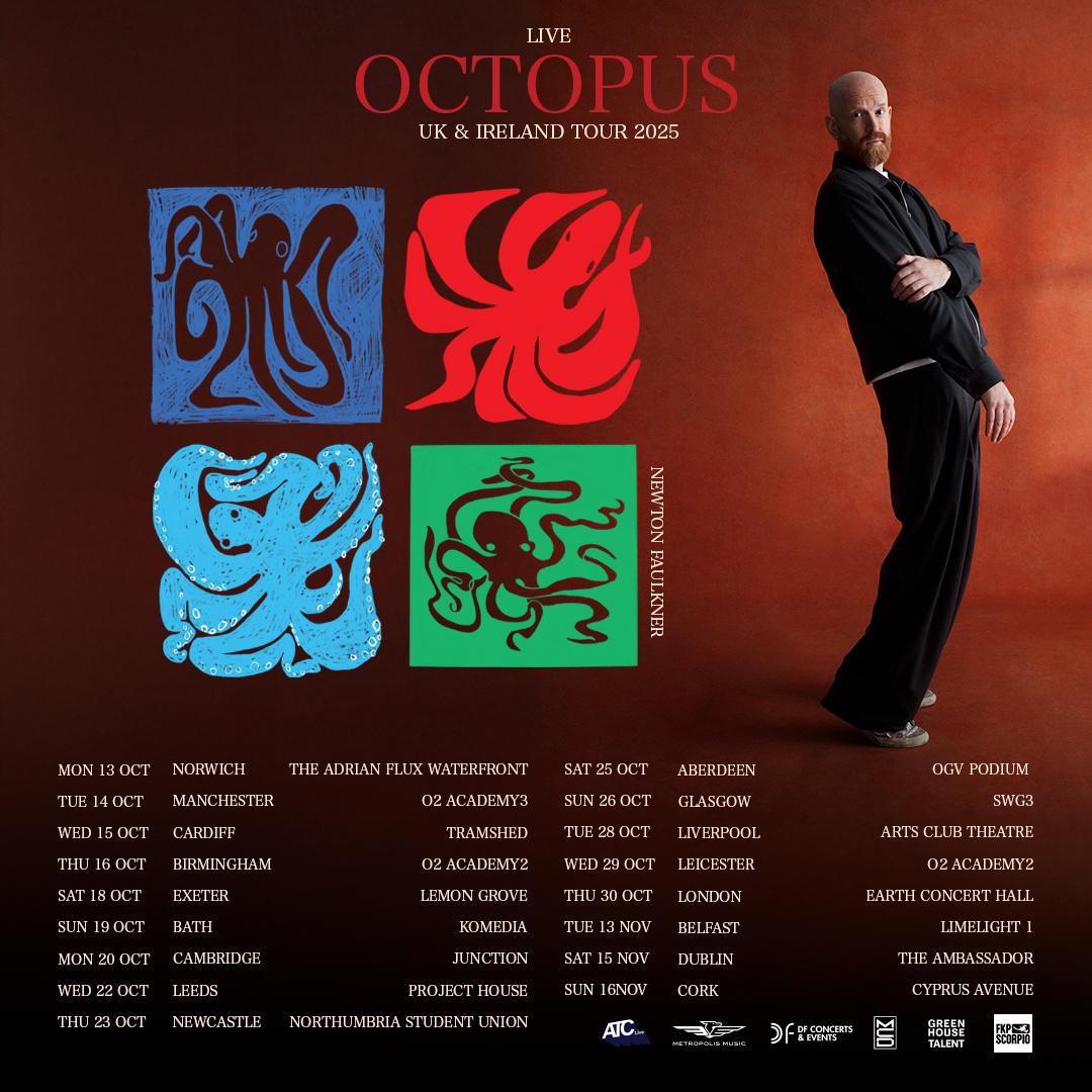 LAST CHANCE to pre-order OCTOPUS on my official store for access to pre-sale for tour tickets to see it live! 🐙 

newtonfaulkner.tmstor.es