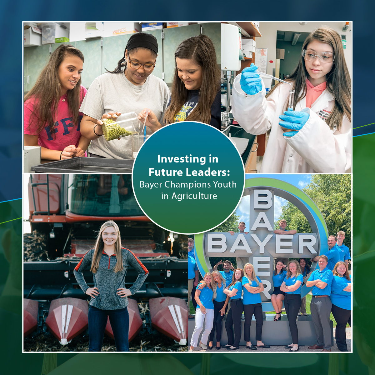 Bayer4CropsUS's tweet image. Today’s students are tomorrow’s ag leaders — and Bayer is proud to support their journey. Through programs like FFA and 4-H, we’re helping young people build real-world skills, grow confidence and shape the future of agriculture.
Learn more → spr.ly/60102XD4A