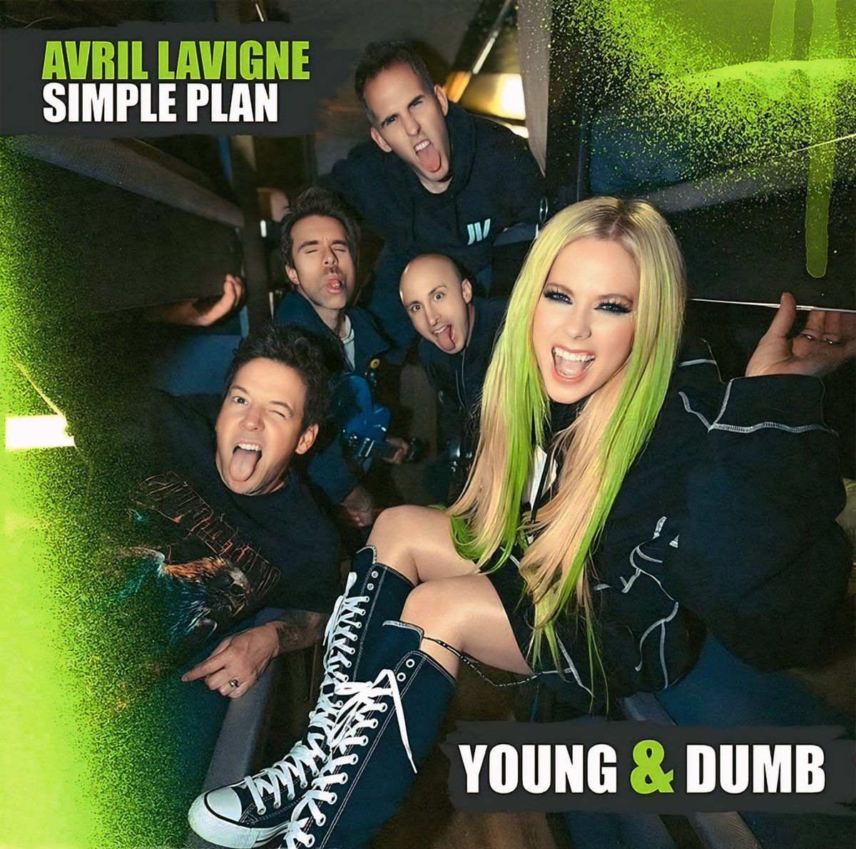 Y0UNG &amp; DUMB 09/05 💚🖤
la nueva colaboración junto a <a href="/simpleplan/">Simple Plan</a> 🖤💚

bit.ly/3RRGI0i