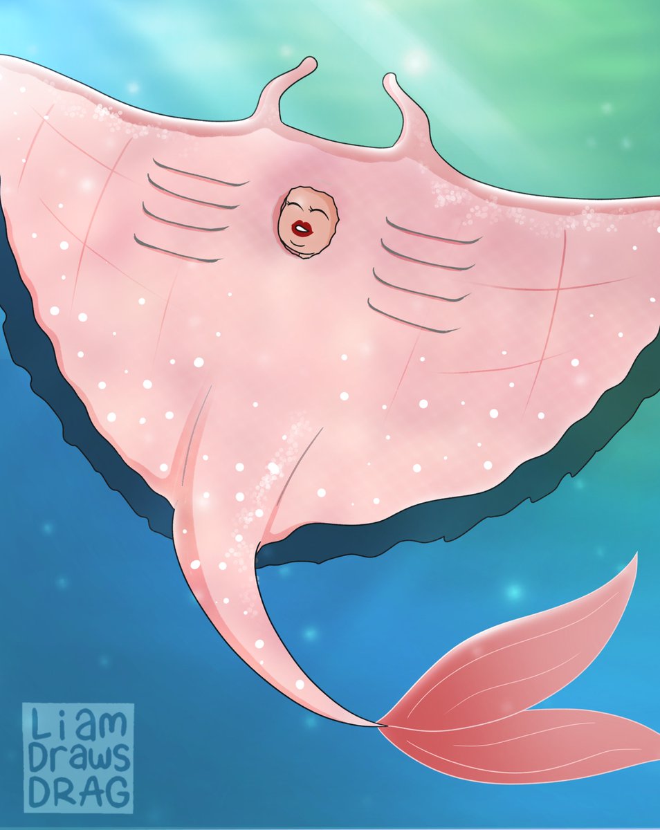 Im doing Season 17 #mermay over on instagram.com/LiamDrawsDrag 💕