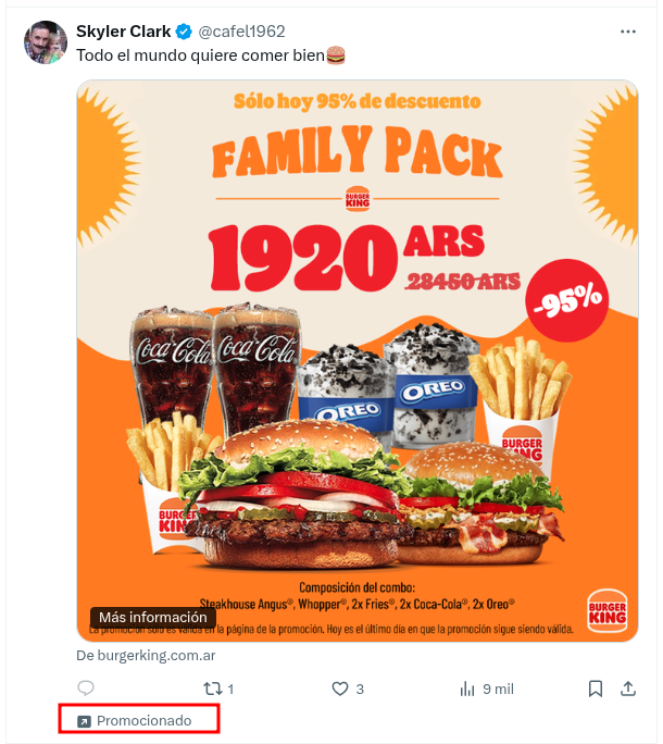 jmlipari's tweet photo. @BurgerKingArg Chicos, me llega esta promo que te lleva a un sorteo donde solo quedan unos minutos de promo, "ganás" y te hacen poner la tarjeta. Es una promoción real o phishing? https://t.co/cwLZzJfPww
