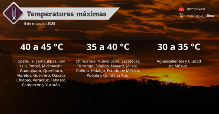 cuartopoder2010's tweet image. 5 de mayo de 2025 Pronóstico del Tiempo 8h #pronóstico youtu.be/6GNGgdmpSCE?si… a través de @YouTube