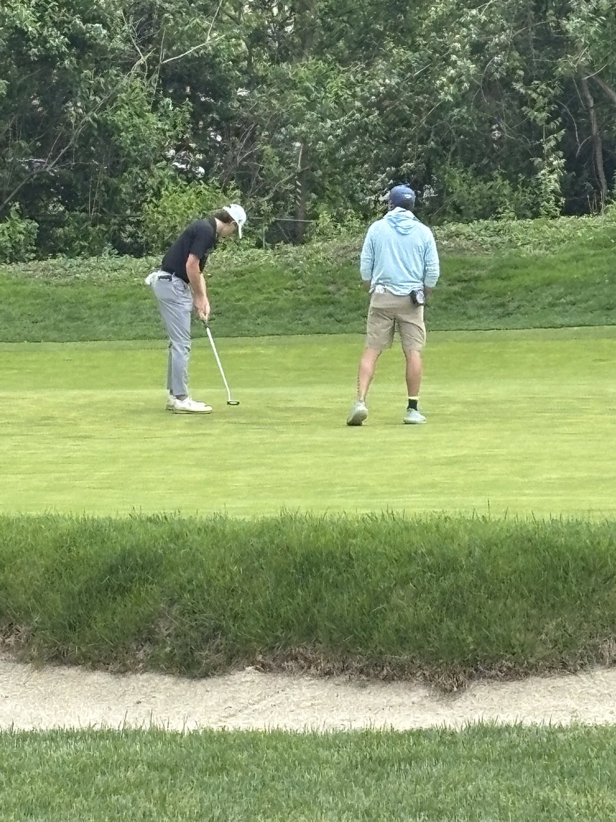 Jr Marshall Morency just started his round at the US Open Qualifier.  

#LeaveALegacy