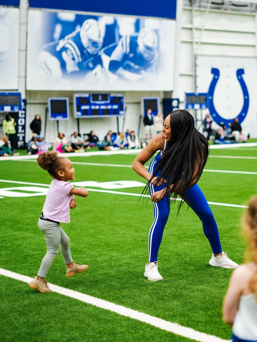 Don’t mind us, hearts are still recovering from dancing with our Juniors all day 🥹💙

Junior Cheer registration will close soon - don’t miss your chance to dance this season ✨

colts.com/juniorcheer